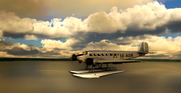 Junkers Ju-52/3m SE-ADR Aerotransport Sweden Floatplane - for Microsoft Flight Simulator