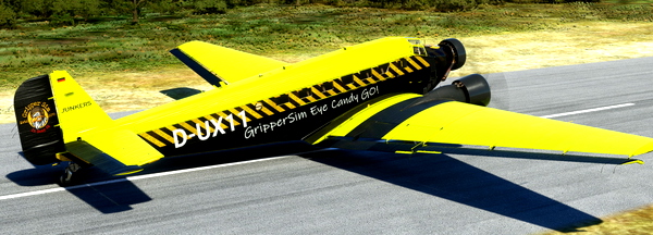 Junkers JU 52 Retrofit - GripperSim Livery 1.0 - for Microsoft Flight Simulator