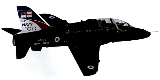 Just Flight Hawk T1/A RN 736 NAS - XX234 Royal Navy Wings & XX205 Fly Navy 100 Repaints - for Microsoft Flight Simulator