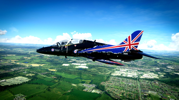 Just Flight Hawk T1 Royal Air Force RAF XX245 Benevolent Fund. - for Microsoft Flight Simulator