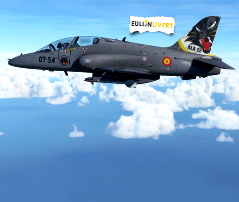 Justflight hawk t1/A "ALA 12 gris" (Ficticia - Fictional) - for Microsoft Flight Simulator