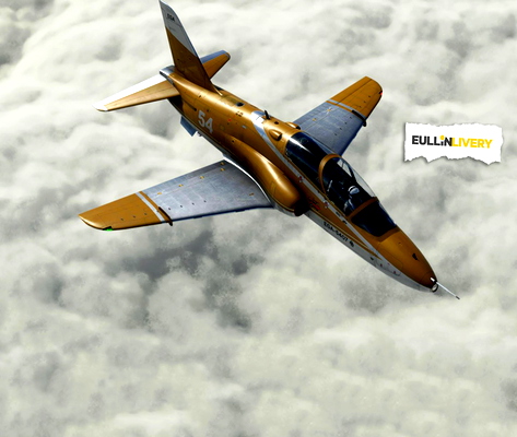 Justflight hawk t1/A "MOSTA" (Ficticia - Fictional) - for Microsoft Flight Simulator