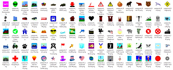 LittleNavMap Userpoint Icons - for Microsoft Flight Simulator