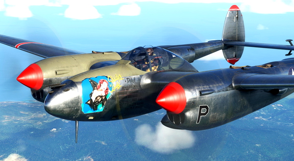 Lockheed P-38 "Shady's Lady" 8th FG - for Microsoft Flight Simulator
