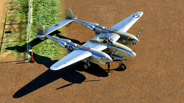 Lockheed P-38L (FlyingIron Simulations) "6423" - for Microsoft Flight Simulator