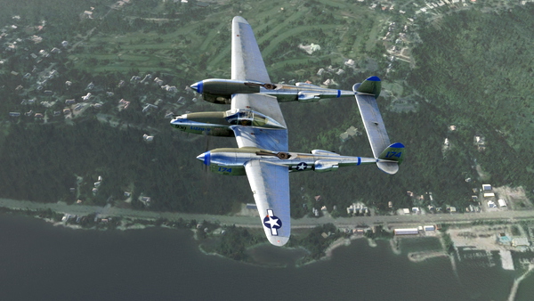 Lockheed P-38L (FlyingIron Simulations) "Lizzie V" - for Microsoft Flight Simulator