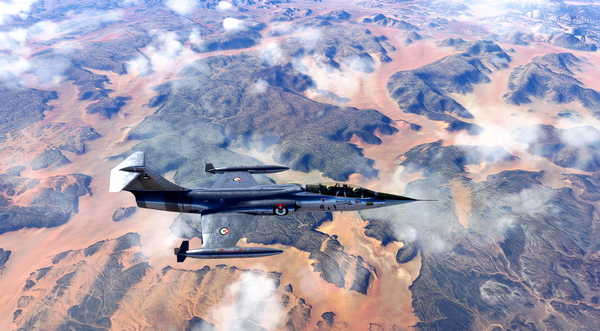 Lockheed TF-104 Jordanian AF #901 - for Microsoft Flight Simulator