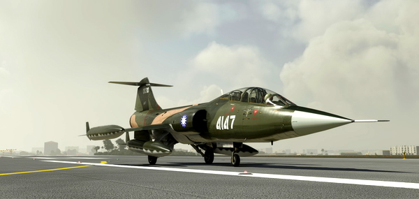 Lockheed TF-104 ROCAF 4147 - for Microsoft Flight Simulator