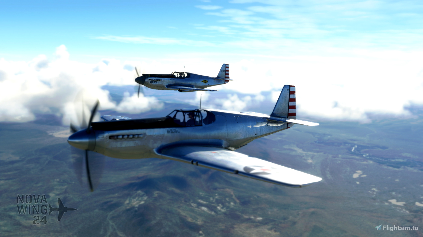 North American Aviation XP-51A + P-51A N51Z 