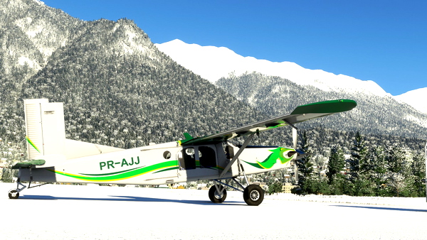 PR-AJJ/N584MA | Microsoft PC-6 G950 Wheels | 8K resolution - for Microsoft Flight Simulator