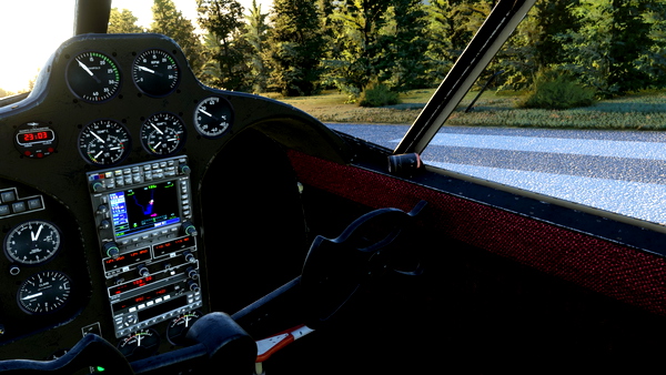 Red interior for Grumman G44A - for Microsoft Flight Simulator