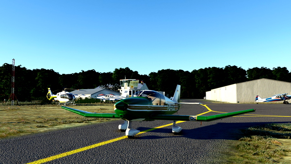 Robin DR400-180 D-EEPF (FSC Aschaffenburg) - for Microsoft Flight Simulator