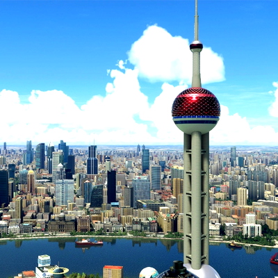 Shanghai City Times - for Microsoft Flight Simulator