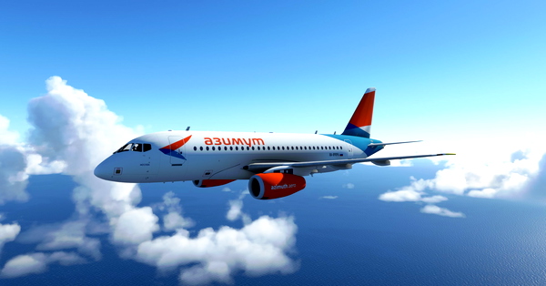 Sukhoi Superjet 100 Azimoth Airlines 8K - for Microsoft Flight Simulator