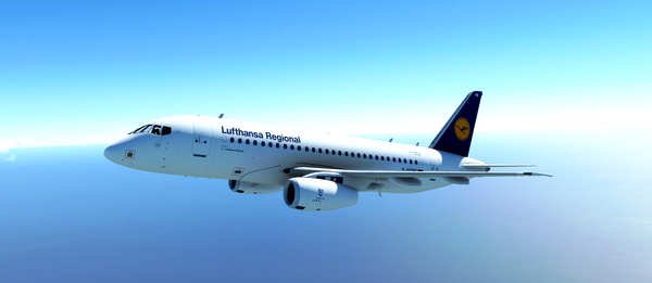 Sukhoi Superjet 100 Lufthansa Regional "Köln/Bonn" 8K - for Microsoft Flight Simulator