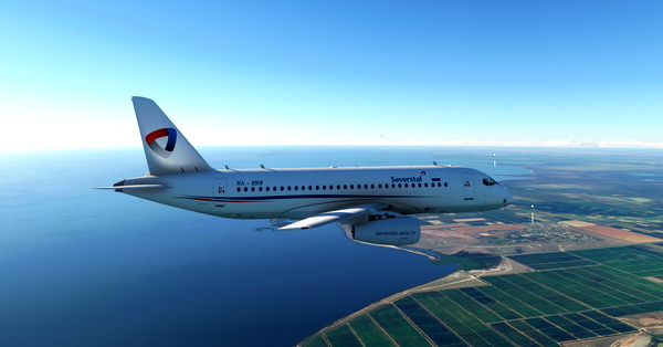 Sukhoi Superjet 100 Severstal Airline Airlines 8K - for Microsoft Flight Simulator