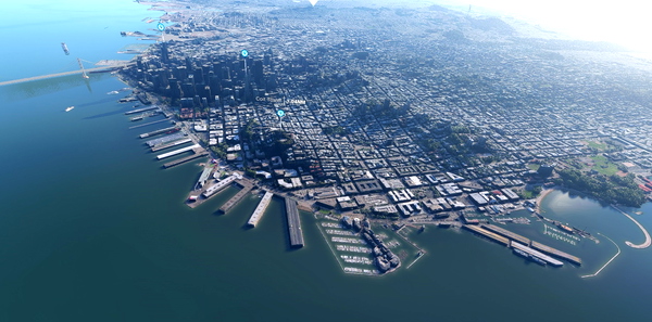 Water fix - San Francisco County, California, USA - for Microsoft Flight Simulator