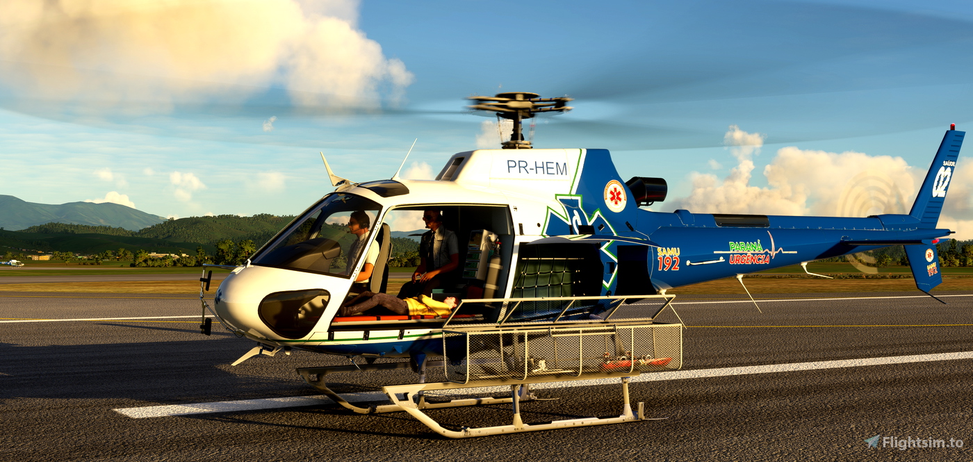 Flight Simulator doesn't have helicopters, modders added one