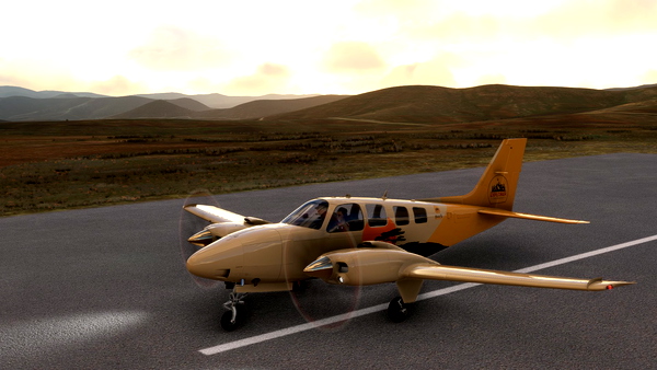 Beechcraft Baron - Explore Africa - for Microsoft Flight Simulator