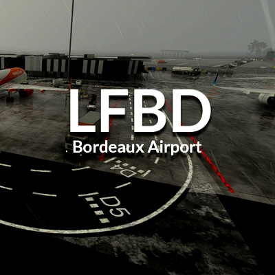 LFBD - Bordeaux Airport, France - for Microsoft Flight Simulator