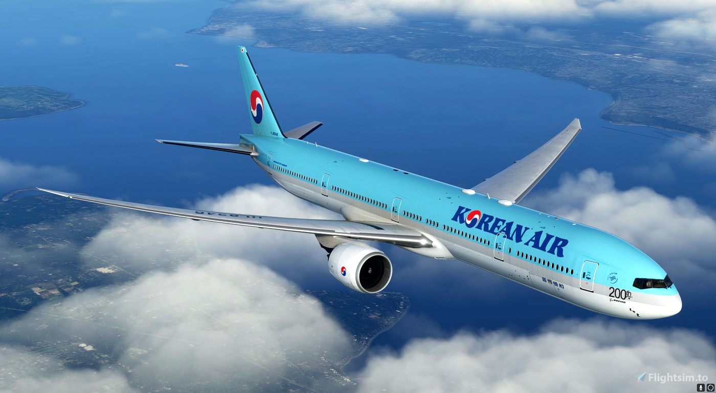 Captainsim 777-300ER Korean Air HL8346 ''200th Boeing'' for Microsoft ...