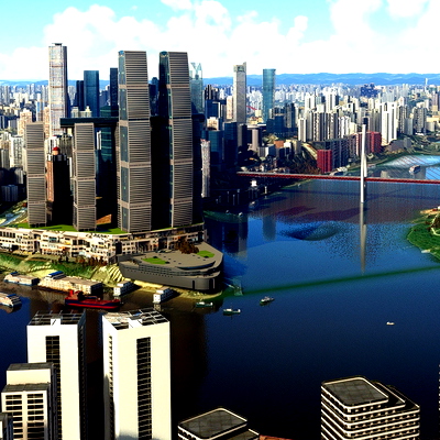 Chongqing Magic City 8D - for Microsoft Flight Simulator