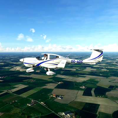 DA40 NG Ostend Air College - for Microsoft Flight Simulator