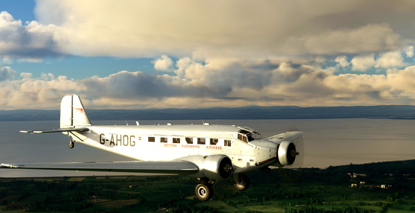 Junkers Ju-52/3m British European Airways G-AHOG - for Microsoft Flight Simulator
