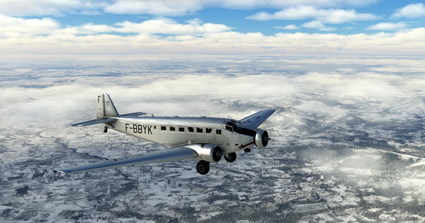 Junkers Ju-52/3m TAI F-BBYK - for Microsoft Flight Simulator