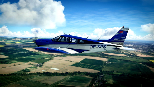 JustFlight Piper P28R Turbo Arrow III OE-KPS - for Microsoft Flight Simulator