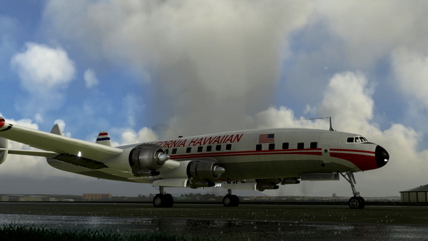 L-1049G Constellation California Hawaiian CAH-N6906 C | 60's - for Microsoft Flight Simulator