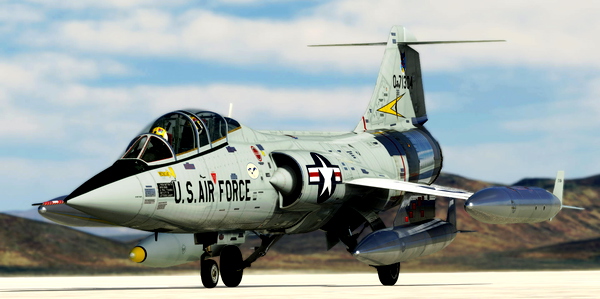 lockheed TF-104G - Air Defense Command - 331st FIS - for Microsoft Flight Simulator
