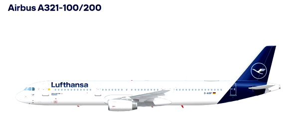 Luke AirTool Seatplan A321-100/200 Lufthansa - for Microsoft Flight Simulator