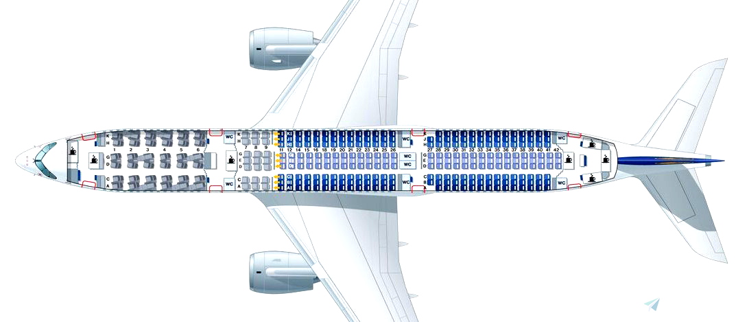 Luke AirTool Seatplan A350-900 Lufthansa for Microsoft Flight Simulator ...