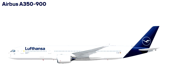 Luke AirTool Seatplan A350-900 Lufthansa - for Microsoft Flight Simulator
