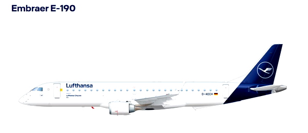 Luke AirTool Seatplan Embraer E190 Lufthansa - for Microsoft Flight Simulator