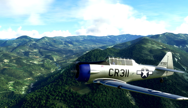 North American T-6 Harvard F-AZTL - for Microsoft Flight Simulator