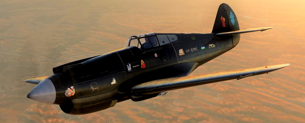 P-40B Big Radials Tomahawk "Bactria" VP-SMK brown - for Microsoft Flight Simulator
