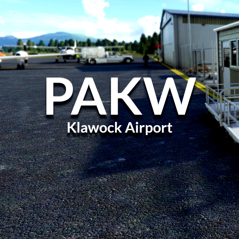 DC Scenery Design PAKW Klawock Airport, Alaska for MSFS