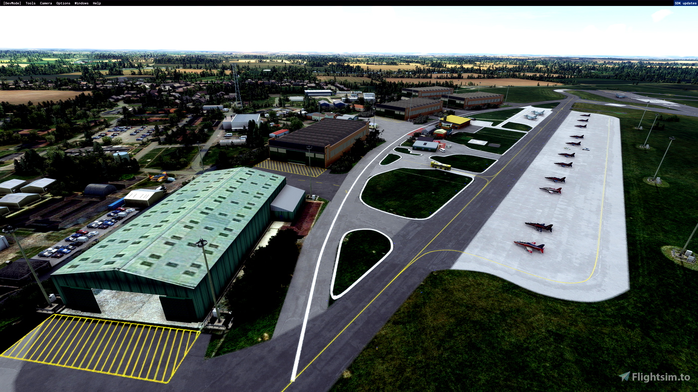 RAF Linton on Ouse EGXU Yorkshire Tag21 for Microsoft Flight