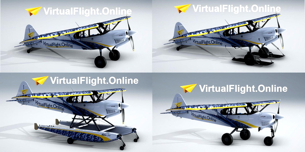 XCub & NX Cub - VirtualFlight.Online Livery Pack - for Microsoft Flight Simulator