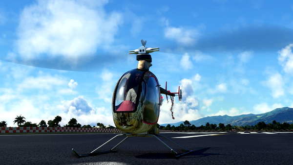 Carousel - a Baroque style repaint for Mosquito Helicopter - for Microsoft Flight Simulator