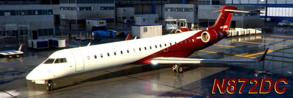 Aerosoft CRJ550 MSFS N872DC - for Microsoft Flight Simulator