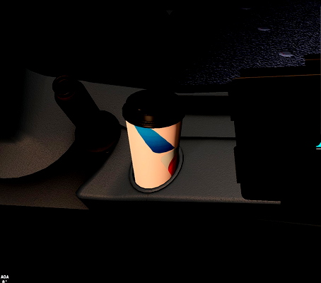 American airlines cup - for Microsoft Flight Simulator