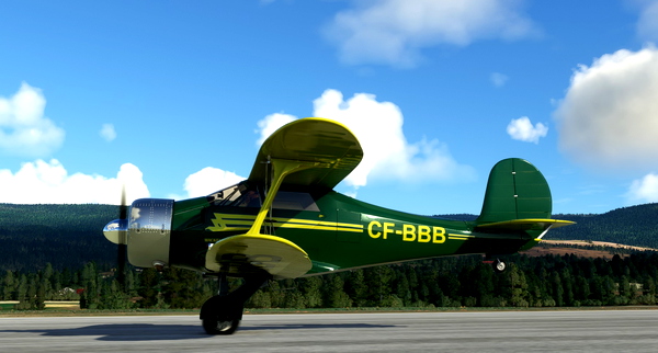 Beechcraft D17 Staggerwing CF-BBB - for Microsoft Flight Simulator