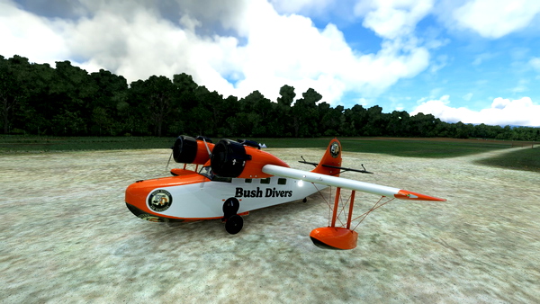 Big Radial's Grumman Goose Bush Divers Livery - for Microsoft Flight Simulator