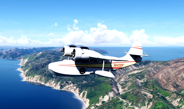 Big Radials - Grumman JRF-6B Goose from Commando movie - for Microsoft Flight Simulator