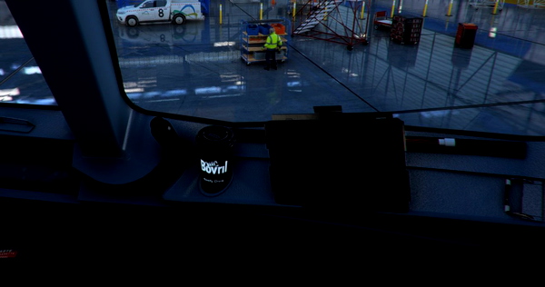 Bovril Beefy Drink Cup Coffee Cup Airbus FlyByWire A320 - for Microsoft Flight Simulator