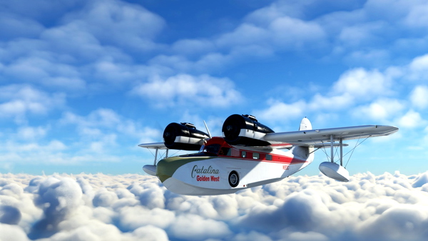 Catalina Golden West Grumman Goose Big Radials - for Microsoft Flight Simulator