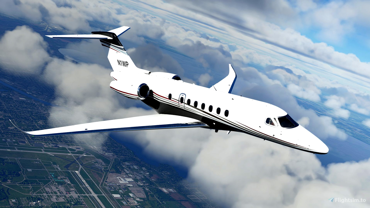 Cessna Citation Longitude N1WP for Microsoft Flight Simulator | MSFS